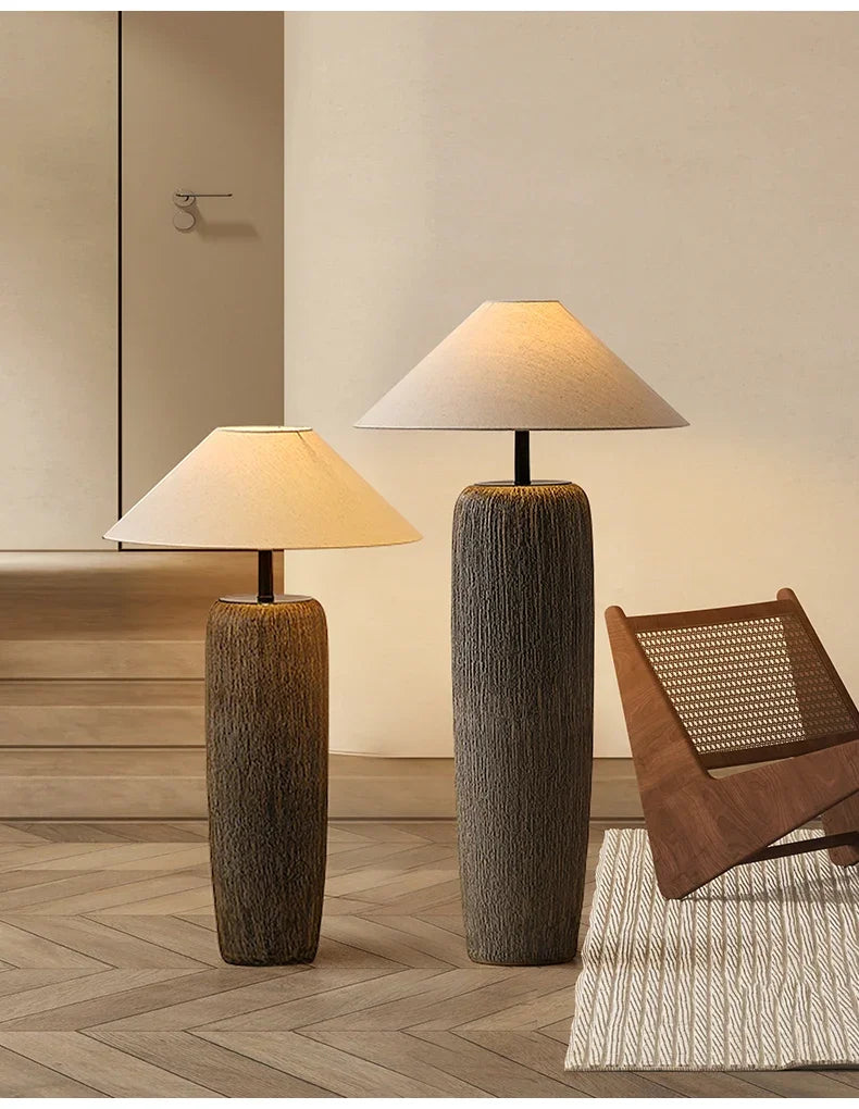 Ceramic Lamp Wabi Sabi Style Floor Lamp