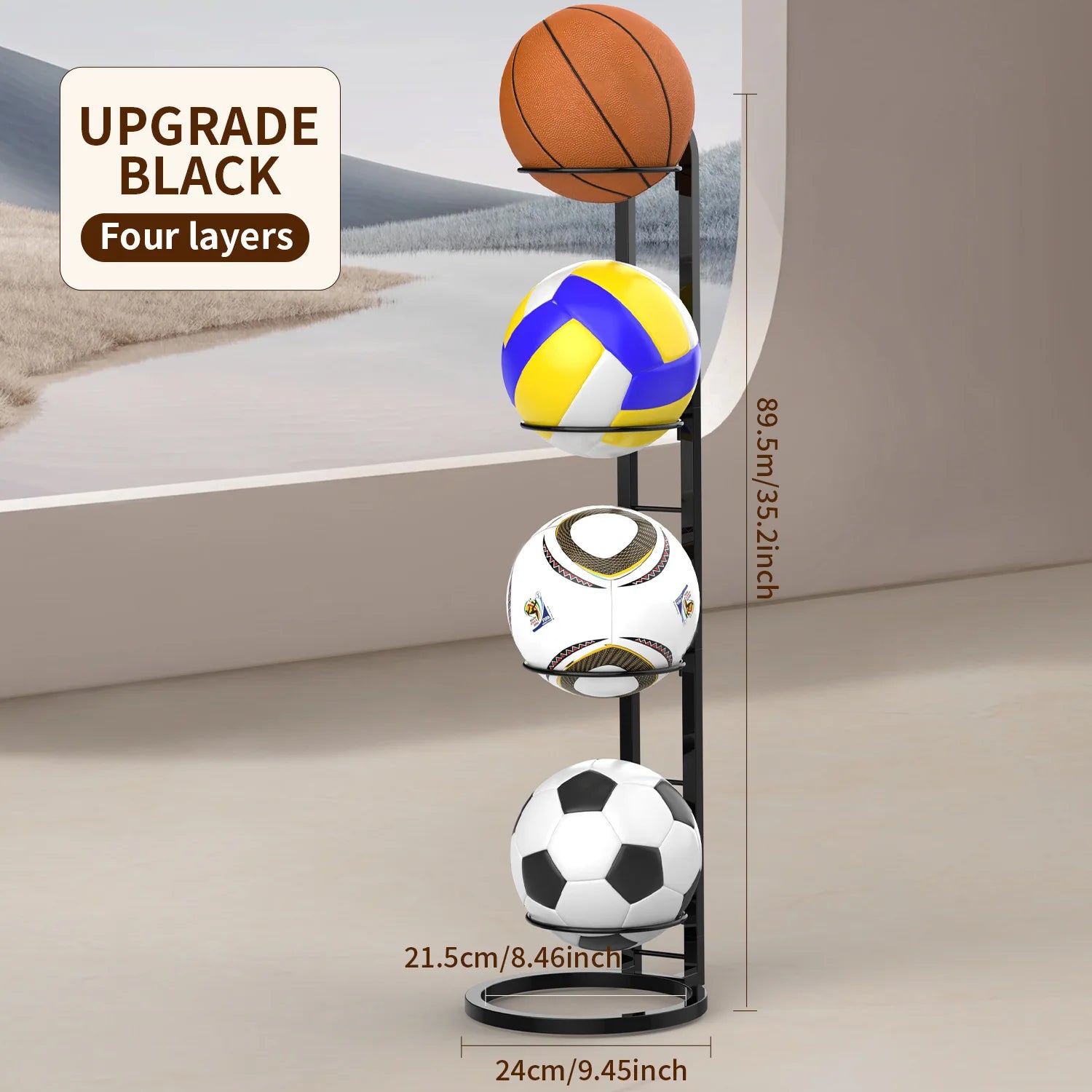 Basketball Storage Rack