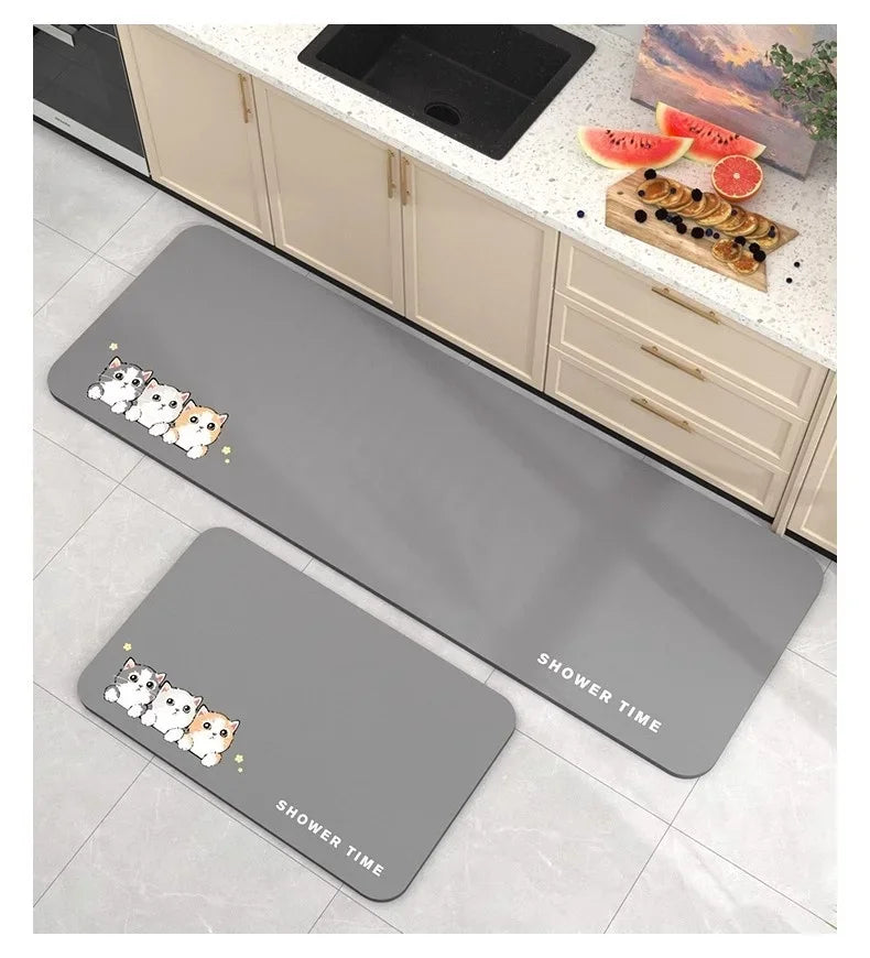 Diatomite Absorbent Floor Mat