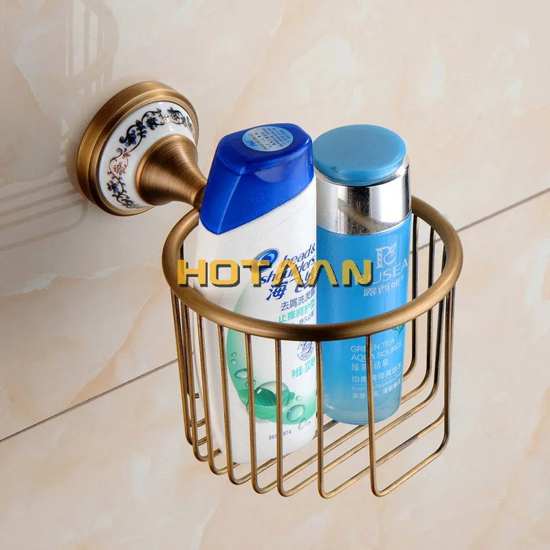 Antique Solid Brass Bathroom Accessories Sets