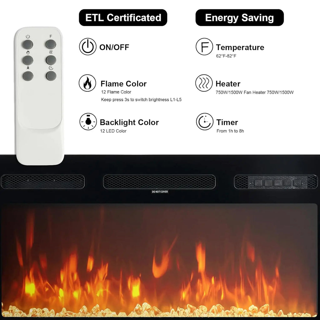 Electric Fireplace TV Stand