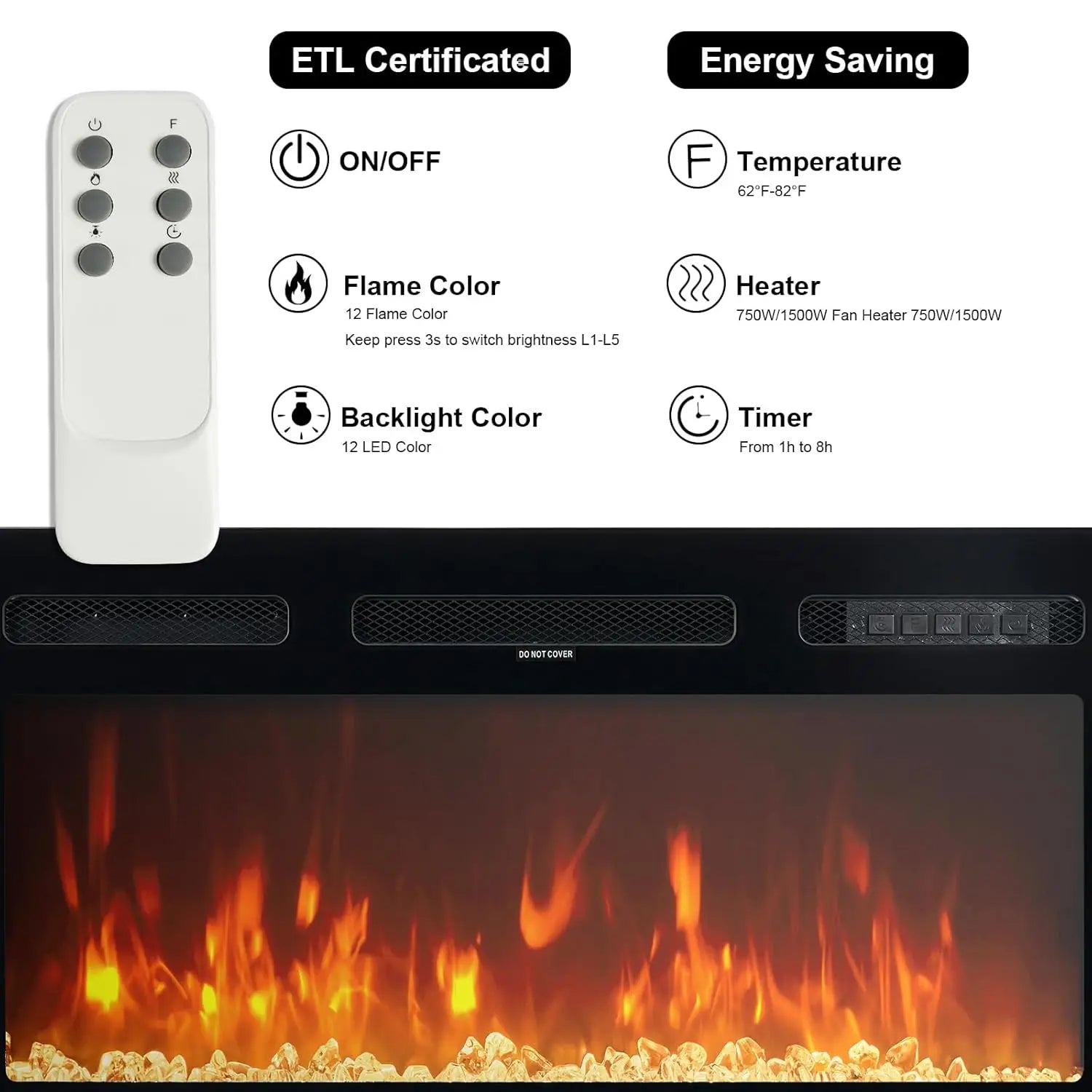 Electric Fireplace TV Stand