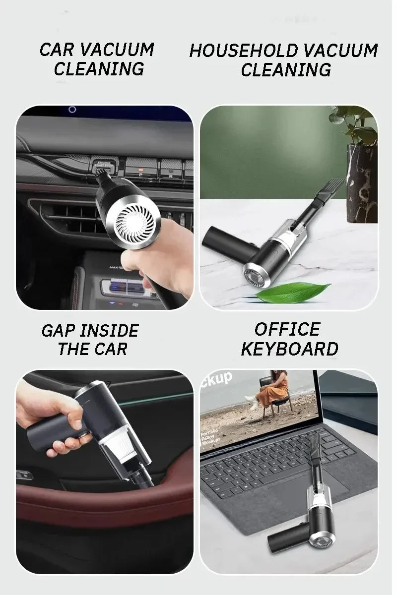 Portable Wireless Car Vacuum Cleaner