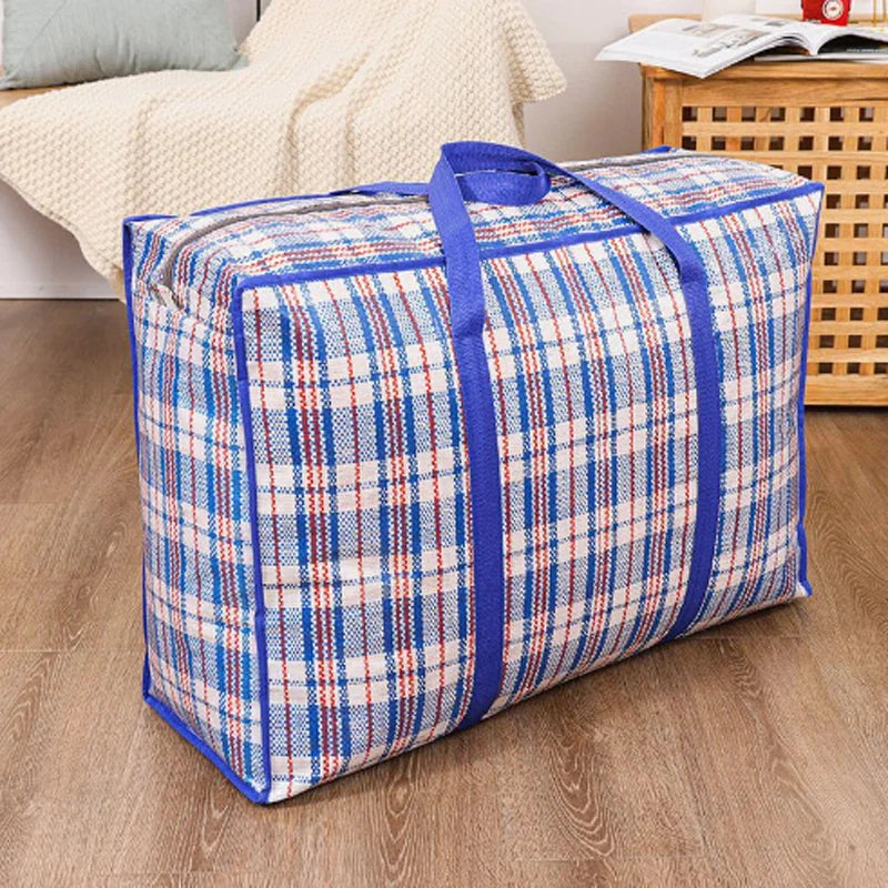Large woven bag waterproof storage bag