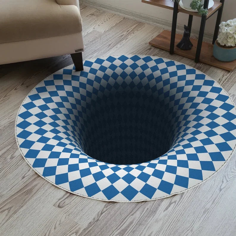Fantasy Dragon 3D Round Carpet
