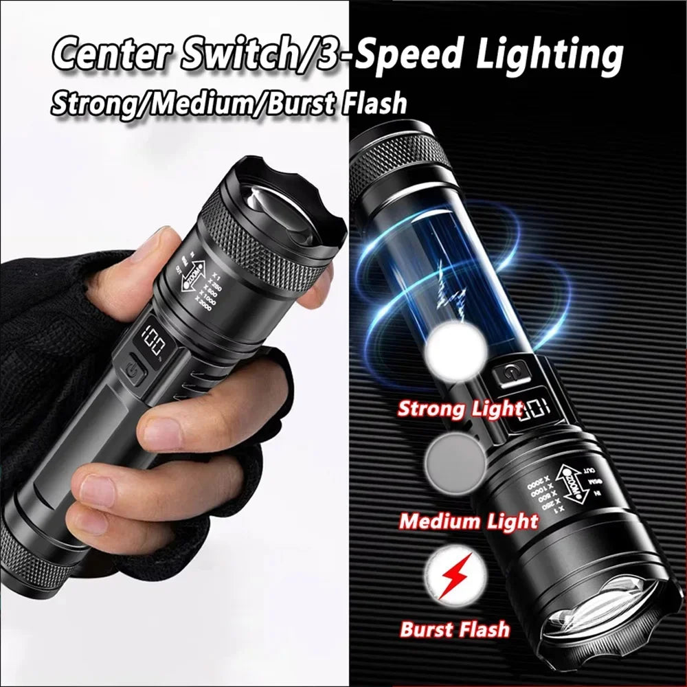 Flashlights 2000L Tactical Zoom