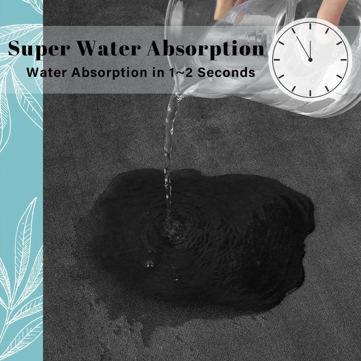 floor mat flannel non-slip