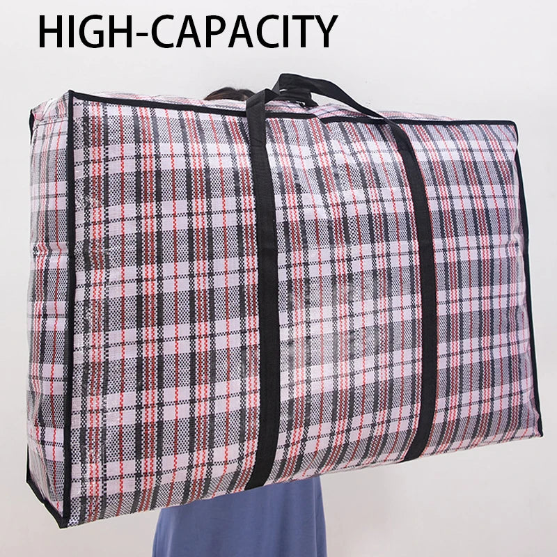 Large woven bag waterproof storage bag