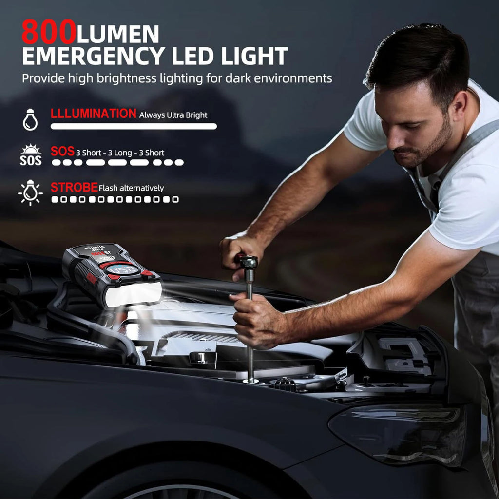 l Air Pump Jump Starter, Digital Tire Inflator