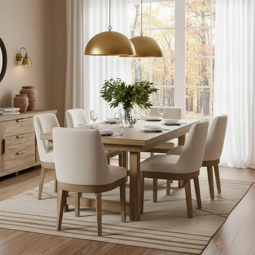 Set of 6, Comfortable Dining Room Chairs