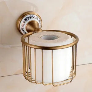 Antique Solid Brass Bathroom Accessories Sets