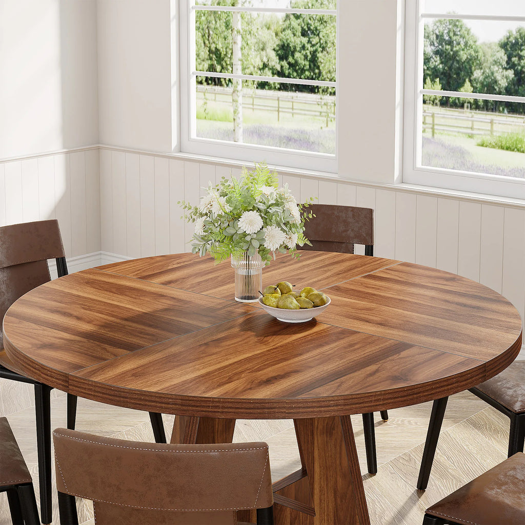 Round Dining Table for 4,
