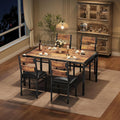 Kitchen Table with 4 Upholstered Chairs