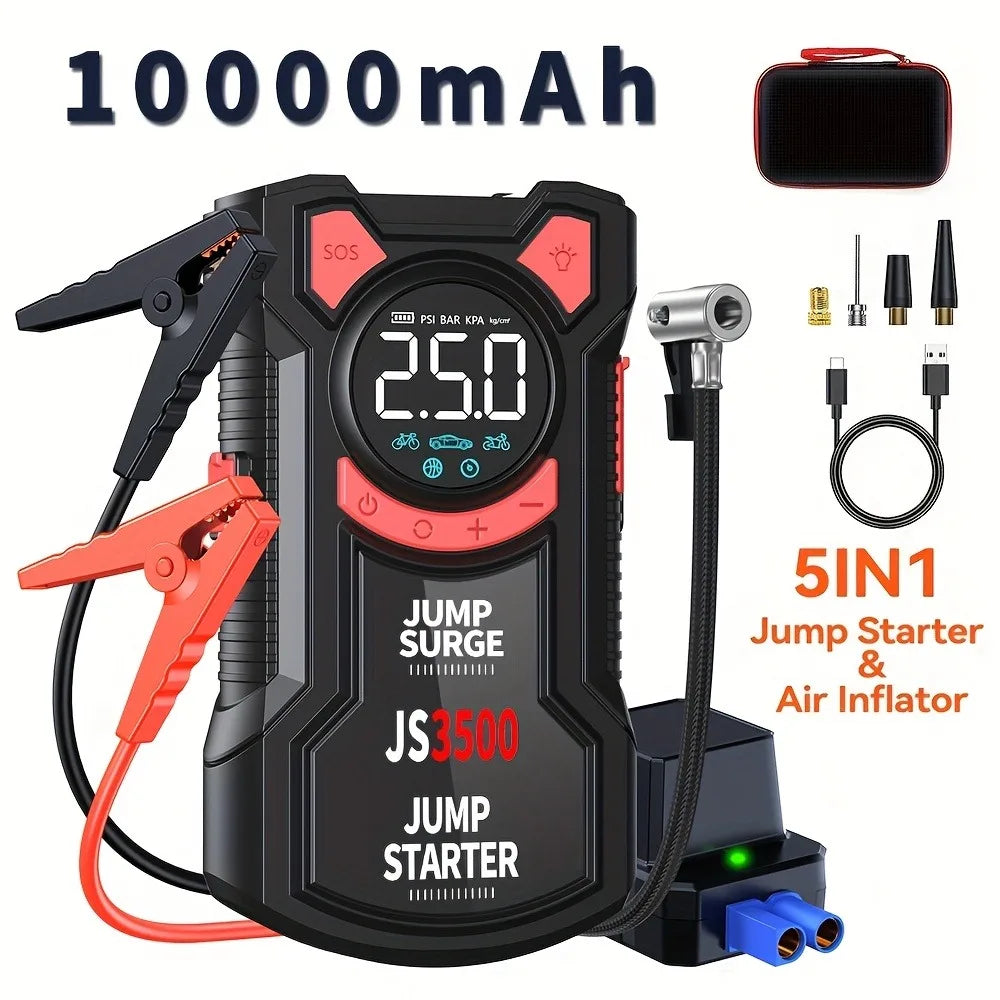 l Air Pump Jump Starter, Digital Tire Inflator