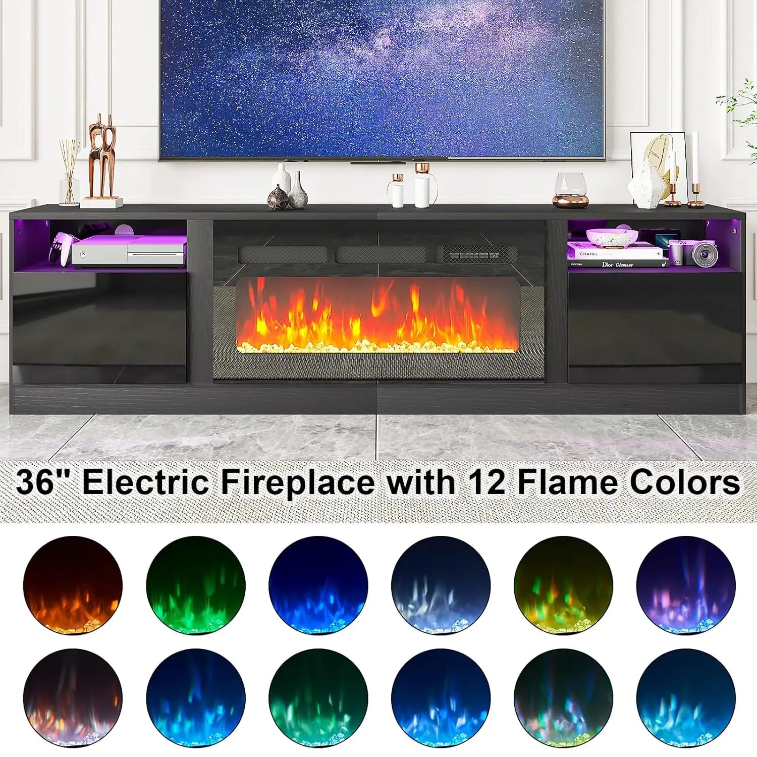 Electric Fireplace TV Stand