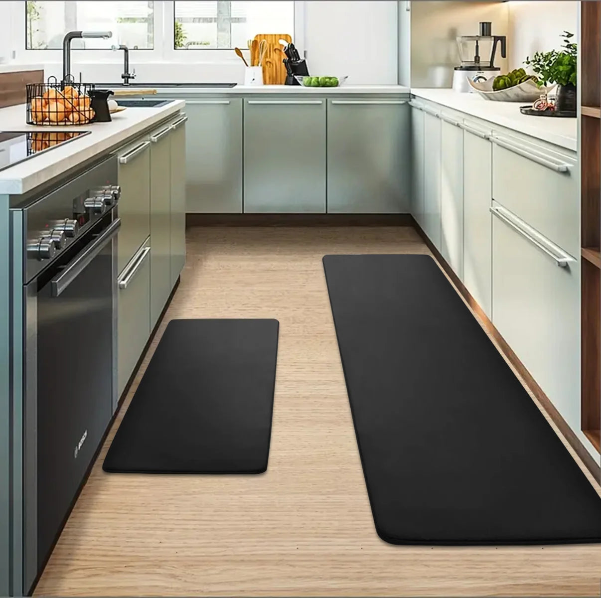 Thickened flannel floor mats