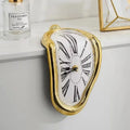 Surrealistic Melting Clock Silent Melting Wall Clock Salvadoran Dali Style Decorative Home Watch Office Shelf Table Gift