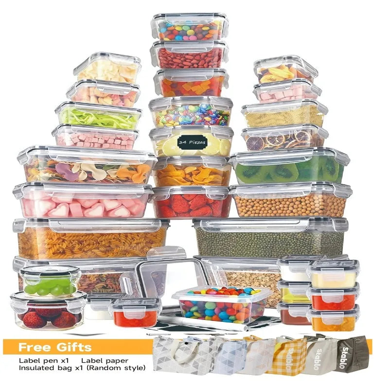 48Pcs BPA-Free Food Storage Set