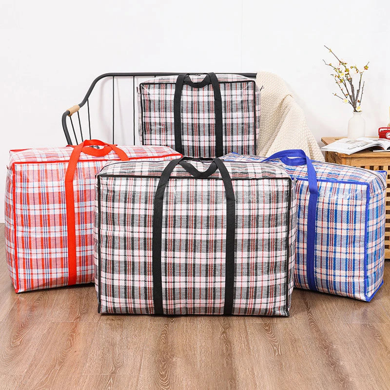 Large woven bag waterproof storage bag