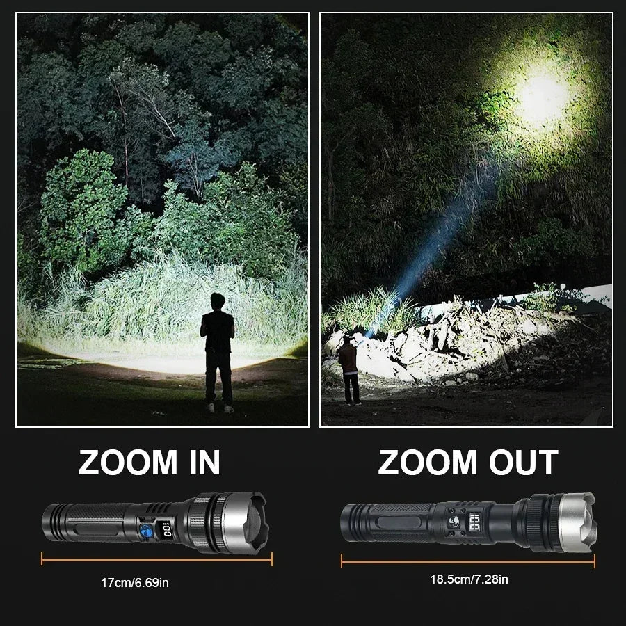 100000LM Super Bright Flashlight
