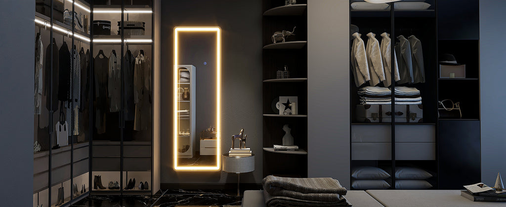 63"x20" Full Length Mirror with Lights