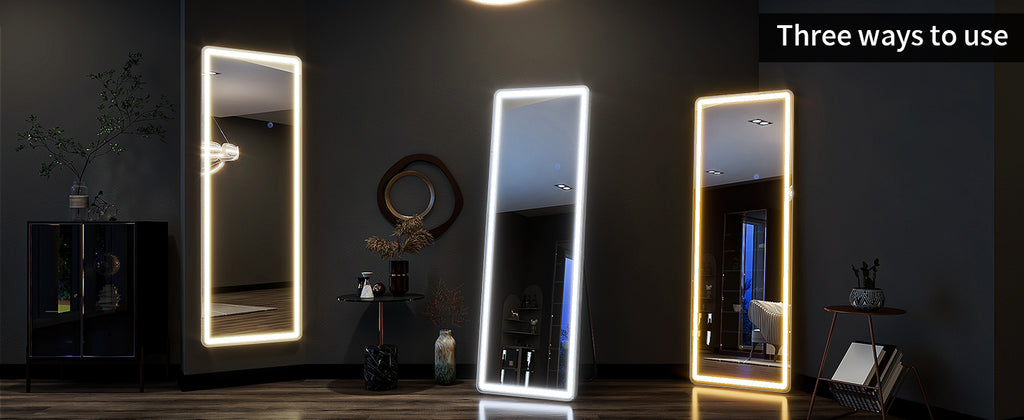 63"x20" Full Length Mirror with Lights